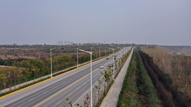 高陵区渭阳一路（原南一横）东延伸段新建工程